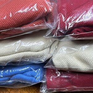 LLBean pullovers long sleeve size XXL- reg mens made in Peru round neck NWT